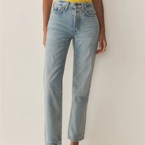 Doen Light Blue Diana Straight Leg Jeans